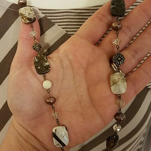 Unique Striped Tunic in Brown & Cream - Picture 8 of 8